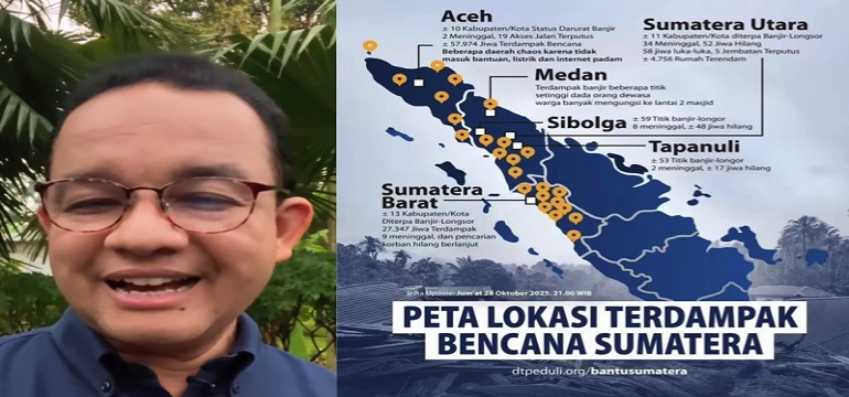 Anies Baswedan Kritik Lambannya Penetapan Bencana Nasional