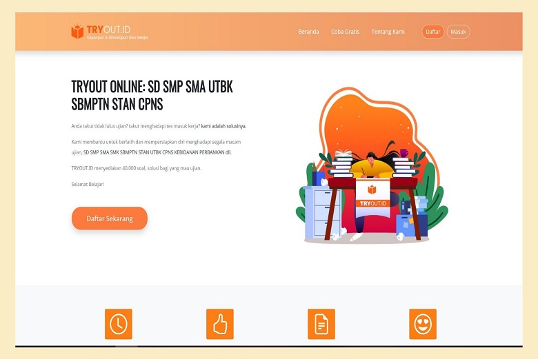 Belajar Online dan Dapat Hadiah di Tryout.id